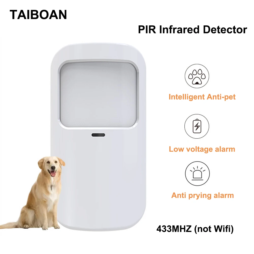 White Wireless 433MHz Infrared - Home Security Adt reseña y precio