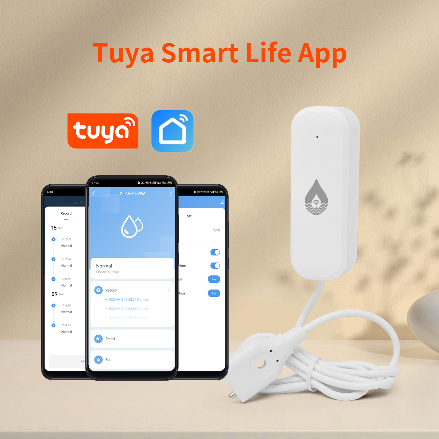 YFK Tuya WiFi Water Leakage Se - Home Security Alexa reseña y precio