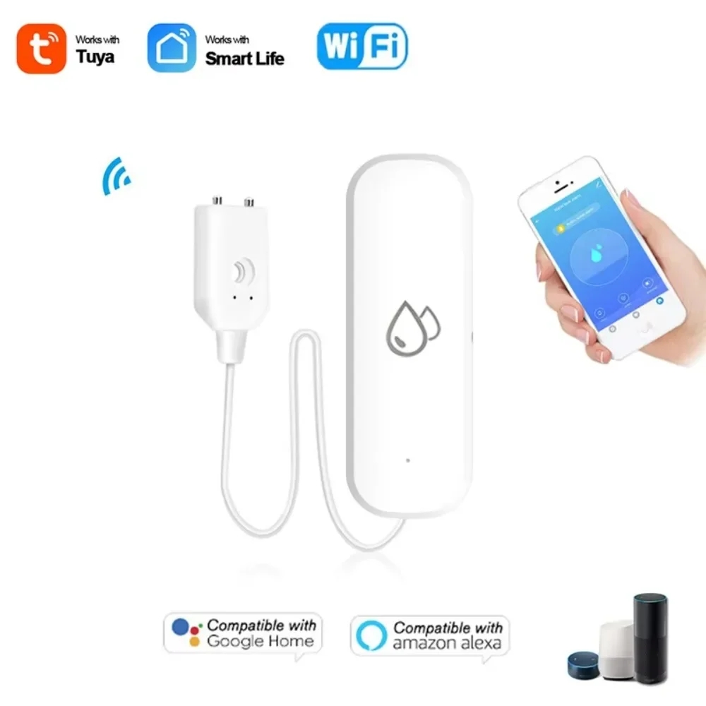 Tuya WiFi Water Sensor Leakage - Home Security Alexa reseña y precio