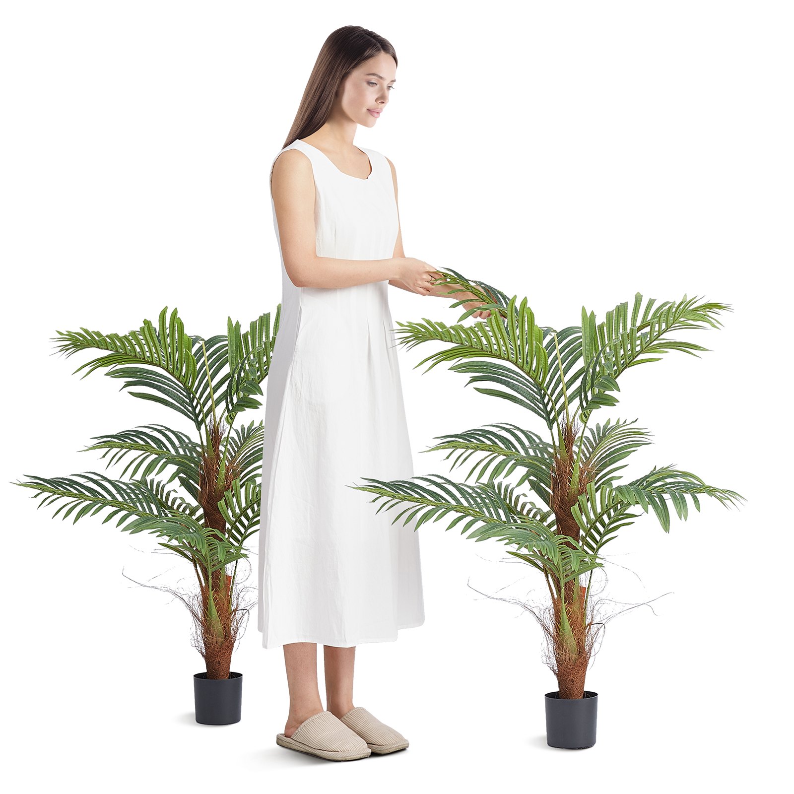 Artificial Palm Tree, 4 FT Tal - Home Security Tips reseña y precio