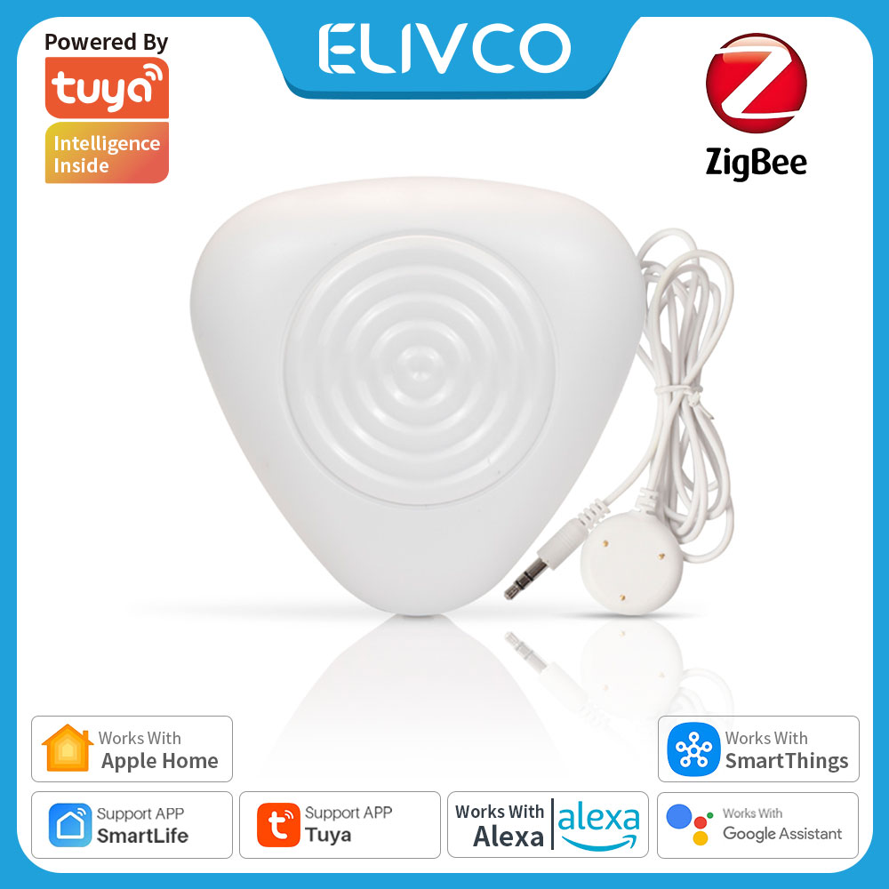 ZigBee Tuya Smart Water Leak S - Home Security Alexa reseña y precio