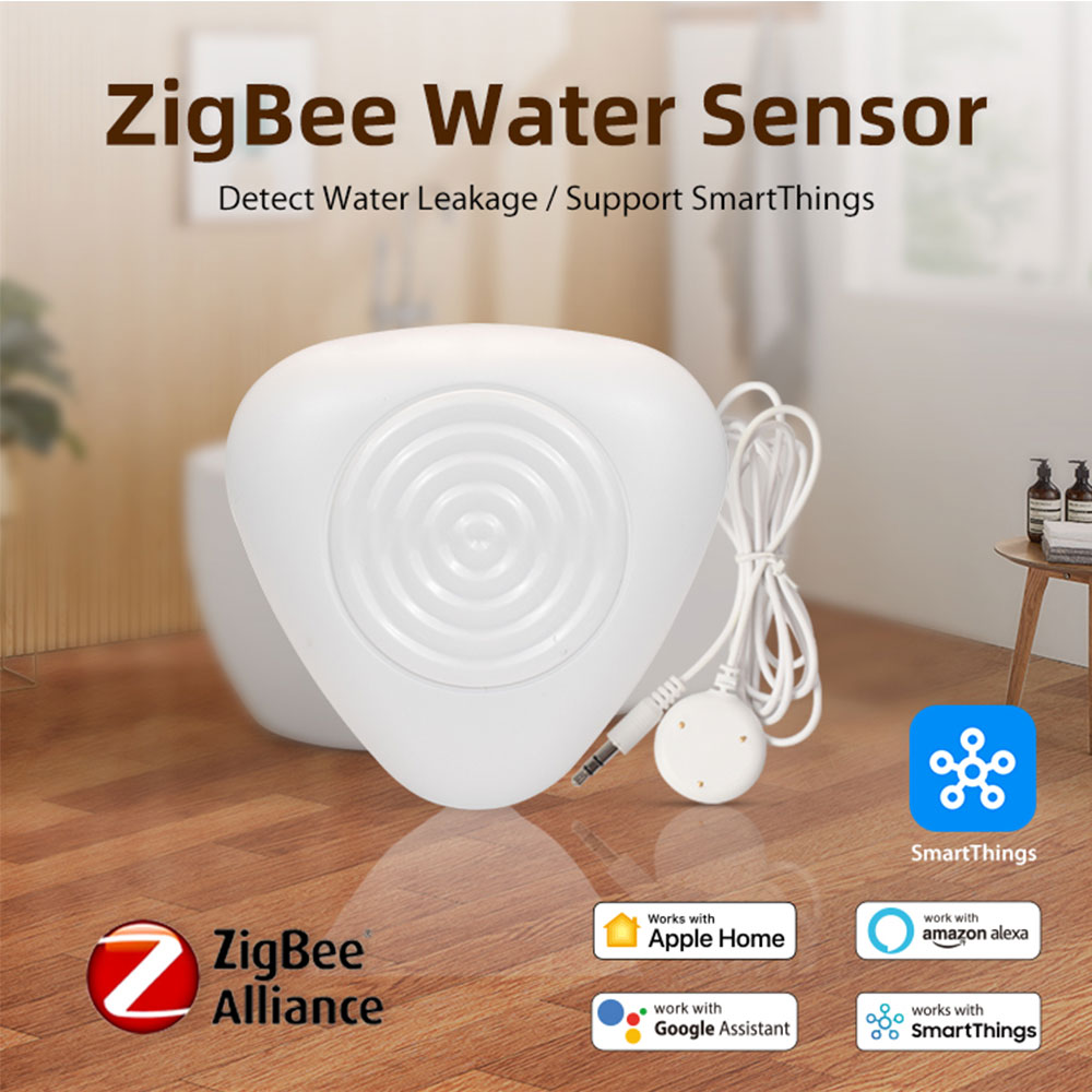 ZigBee Tuya Smart Water Leak S - Home Security Alexa reseña y precio