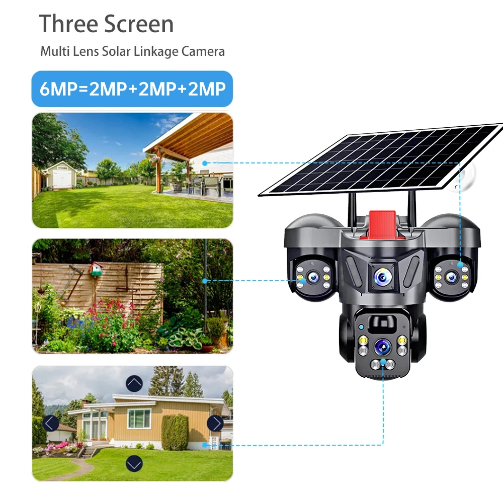 KERUI Outdoor PTZ 6MP 4G SIM W - Home Security Adt reseña y precio