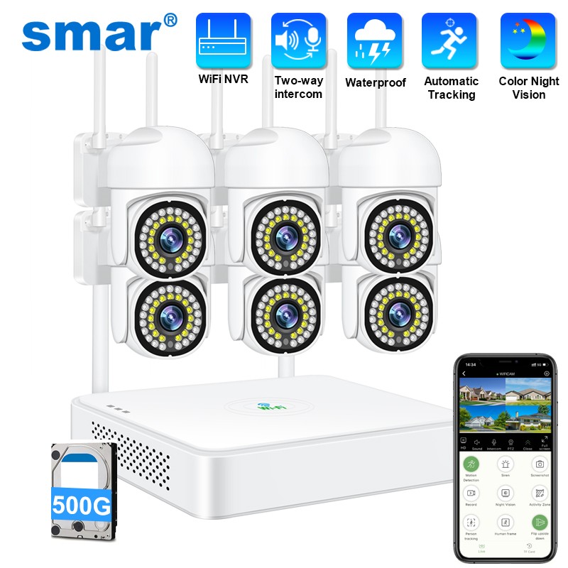 Smar 3MP Wireless CCTV Securit - Home Security Adt reseña y precio
