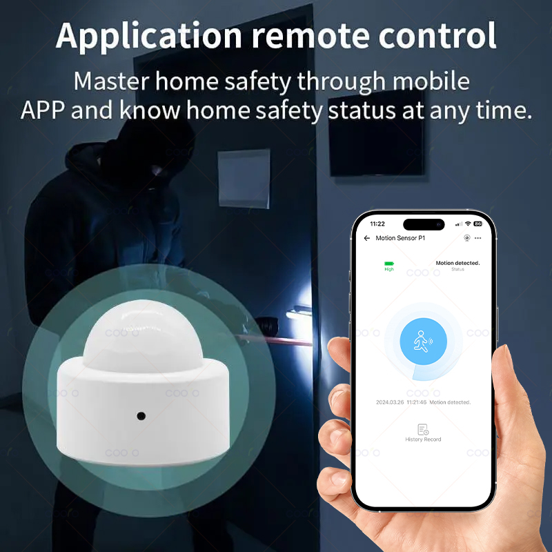 Zigbee Mini PIR Motion Sensor  - Home Security Alexa reseña y precio