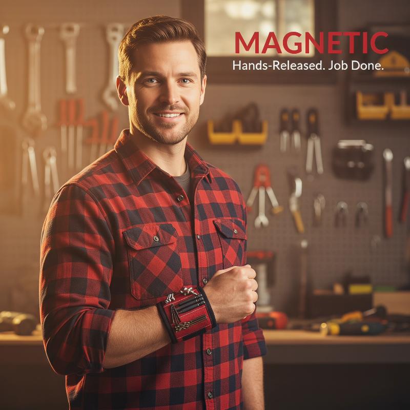 Strong Magnetic Tool Wristband - Home Security Project reseña y precio