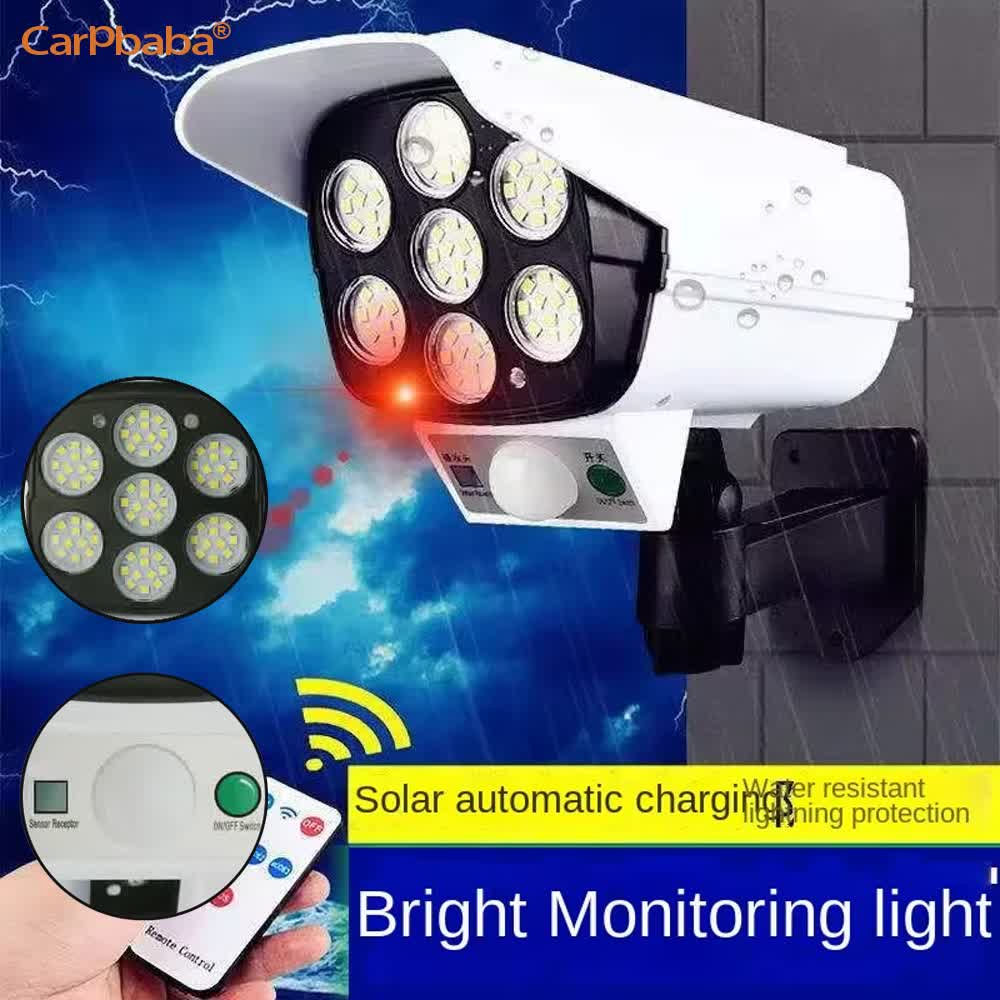 Outdoor Solar Light Motion Sen - Home Security Cameras Wireless reseña y precio